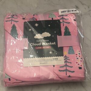Little Sleepies Twinkling Trees Large Cloud Blanket